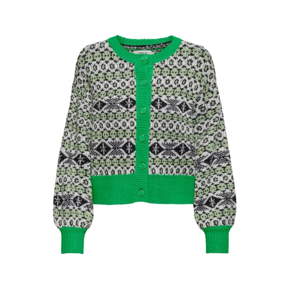 Vêtements Femme Pulls Only Dea Cardigan L/S - Island Green /Smoke Green Vert