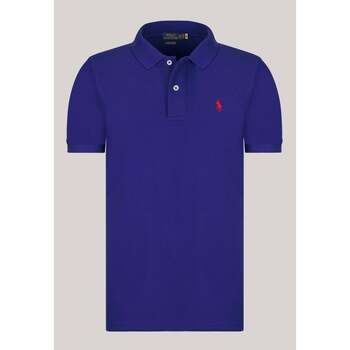 Vêtements Homme T-shirts & Polos Ralph Lauren - Homme Polo Slim Fit BLEU Bleu