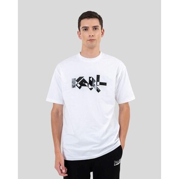Vêtements Homme T-shirts manches courtes Karl Lagerfeld  Blanc
