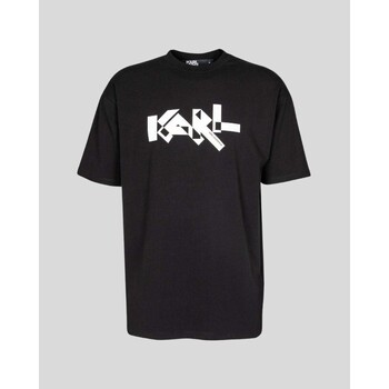 Vêtements Homme T-shirts manches courtes Karl Lagerfeld 755261 533221 Noir