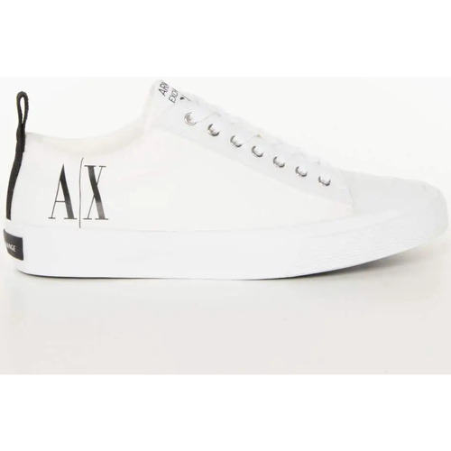 Chaussures Homme Baskets basses EAX luxe AX Blanc