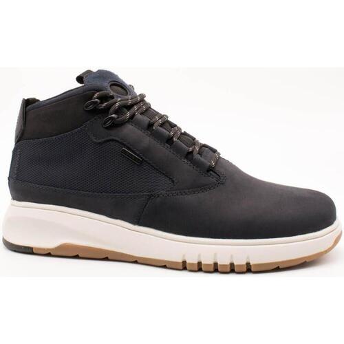 Chaussures Homme Baskets montantes Geox  Bleu