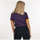 Vêtements Femme T-shirts manches courtes Oxbow Tee-shirt fitté col contrasté P2TILLA Violet