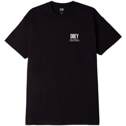 Vêtements Homme T-shirts & Polos Obey visual ind. worldwide Noir