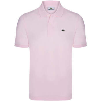 Vêtements Homme T-shirts & Polos Lacoste - Polo Homme Manche Courte L1212 Classic Fit Rose Rose