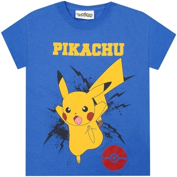 Vêtements Garçon T-shirts manches longues Pokemon  Bleu