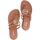 Chaussures Femme Sandales et Nu-pieds MICHAEL Michael Kors Hampton Flat Tongs Marron