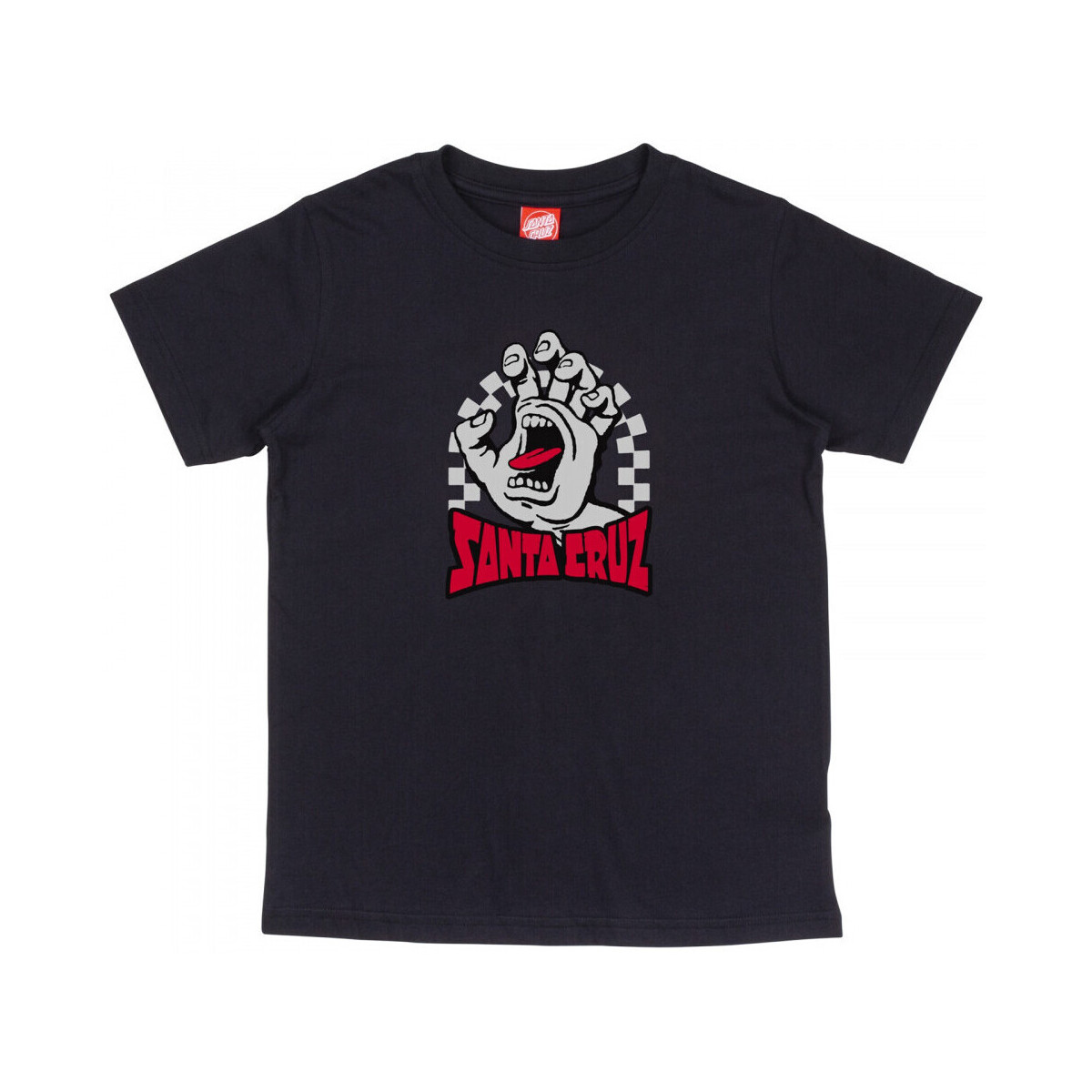 Vêtements Enfant T-shirts & Polos Santa Cruz Youth check gateway hand front Noir