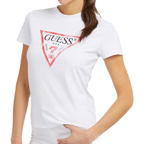 Vêtements Femme T-shirts & Polos Guess G-W2BI69K8FQ1 Blanc