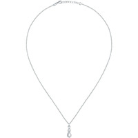 Dream in Green Colliers / Sautoirs Cleor Collier  en Argent 925/1000 Blanc et Oxyde Blanc Blanc