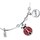 Montres & Bijoux Femme Bracelets La Petite Story Bracelet en acier et email Blanc