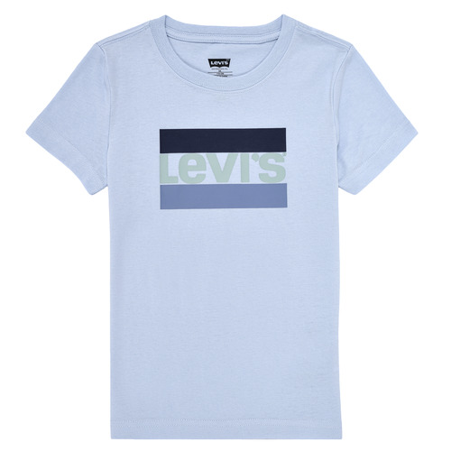 Vêtements Garçon T-shirts Urchins manches courtes Levi's SPORTSWEAR LOGO TEE Bleu