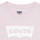 Vêtements Fille T-shirts manches courtes Levi's BATWING TEE Rose / Blanc