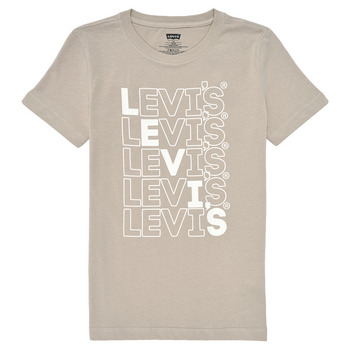 Vêtements Garçon adidas wmns velour track jacket Levi's LEVI'S LOUD TEE Beige