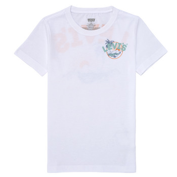 Vêtements Garçon T-shirts Solent manches courtes Levi's SCENIC SUMMER TEE Multicolore / Blanc