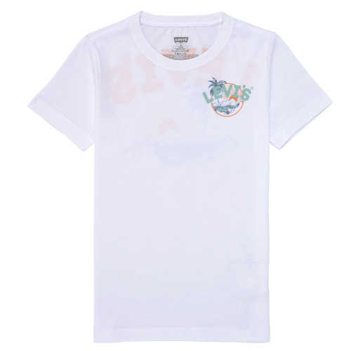Vêtements Garçon T-shirts Solent manches courtes Levi's SCENIC SUMMER TEE Multicolore / Blanc