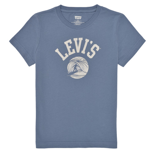 Vêtements Garçon T-shirts Gazelle courtes Levi's SURFS UP TEE Bleu