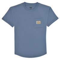 Vêtements Garçon T-shirts manches courtes Levi's CURVED HEM POCKET TEE Bleu