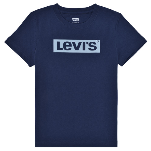 Vêtements Garçon T-shirts Urchins manches courtes Levi's SHORT SLEEVE GRAPHIC TEE SHIRT Bleu