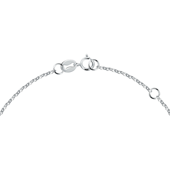 Cleor Bracelet en or 375/1000 et cristal Blanc