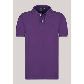 Vêtements Homme T-shirts & Polos Ralph Lauren - Polo Homme Slim Fit VIOLET Violet