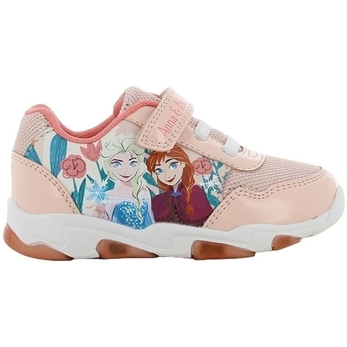 Chaussures Fille Baskets mode Leomil FROZEN Rose