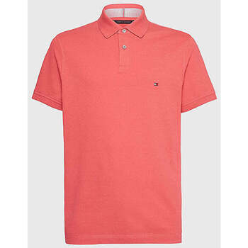Vêtements Homme T-shirts & Polos Tommy Hilfiger - 1985 Homme Polo Regular Rose Rouge