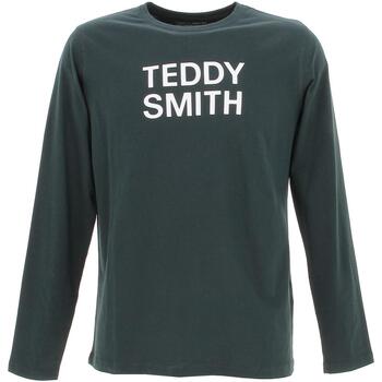 Vêtements Garçon T-shirts manches longues Teddy Smith Ticlass3 ml jr Vert