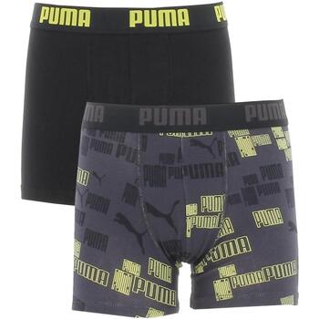Sous-vêtements Garçon Boxers Puma boys logo print boxer 2p Noir