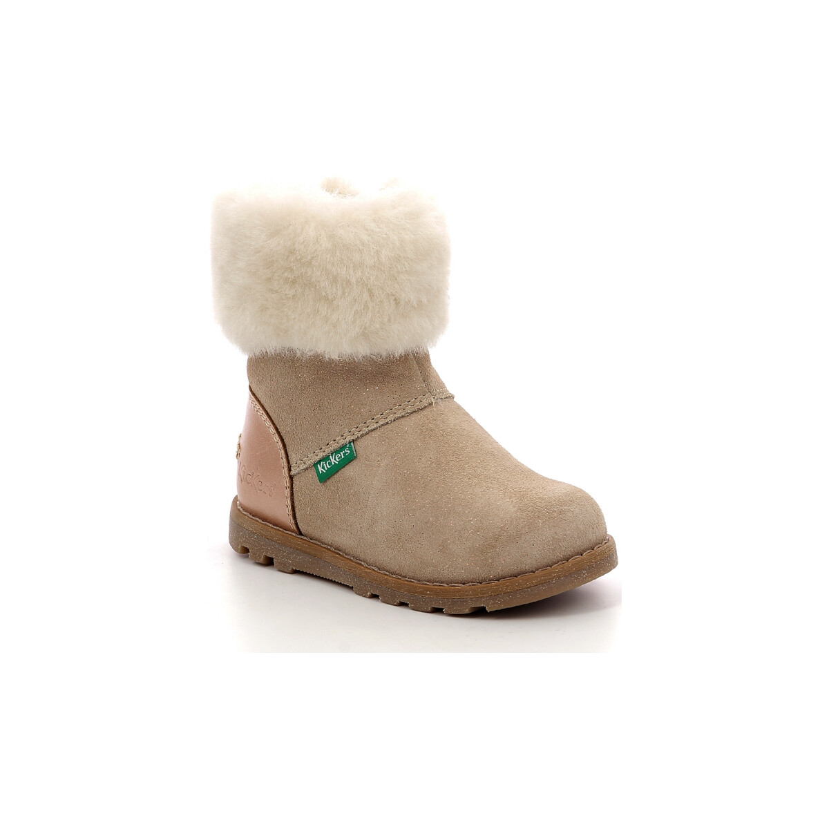Chaussures Fille Boots Kickers Nonofur Beige