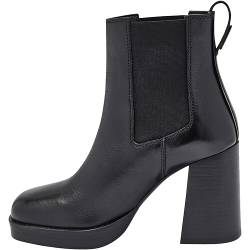 Chaussures Femme Boots Boots RAGE AGE RA-88-06-000415 101larbi Bottine Cuir à Talon Vanilla Noir