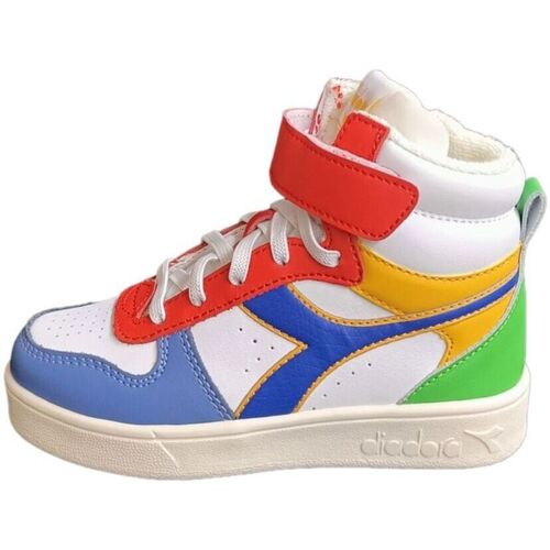 Chaussures Enfant Baskets mode tape Diadora 501.178316 - MAGIC BASKET MID PS Multicolore