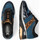 Chaussures Femme ANTONY MORATO Sneaker bassa marrone scuro nero caramello Sneakers en cuir ELISIA Bleu