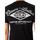 Vêtements Homme T-shirts manches courtes Replay T-shirt de retour de logo Noir