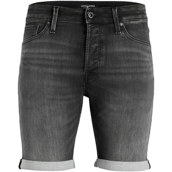 Vêtements Homme Shorts waist / Bermudas Jack & Jones 12223681 JJIRICK JJICON Shorts waist GE 612 I.K SN BLACK DENIM Noir