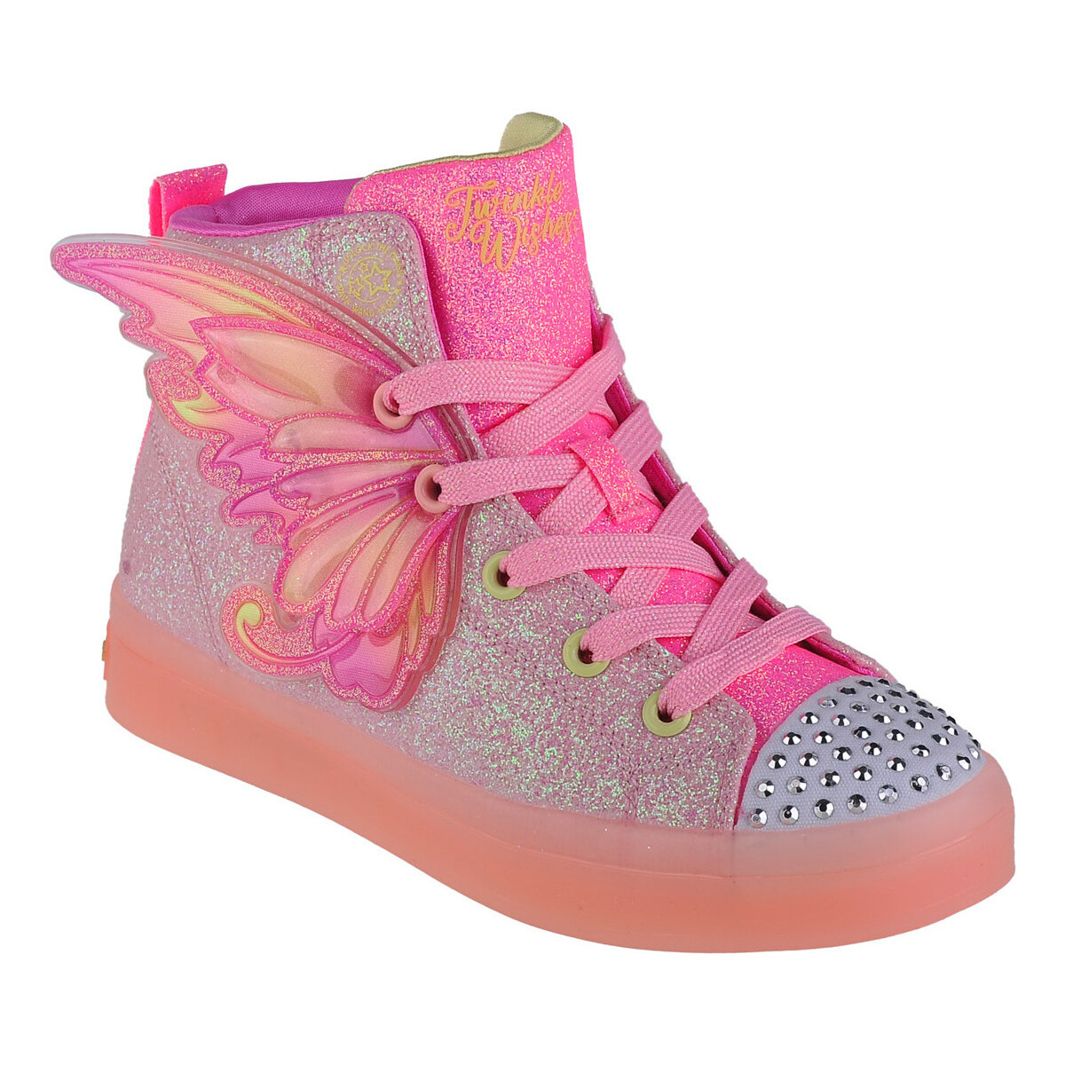 Chaussures Fille Baskets basses Skechers Twi-Lites 2.0-Twinkle Wishes Rose