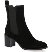 Chaussures Femme Boots interest Pao Boots interest cuir velours Noir