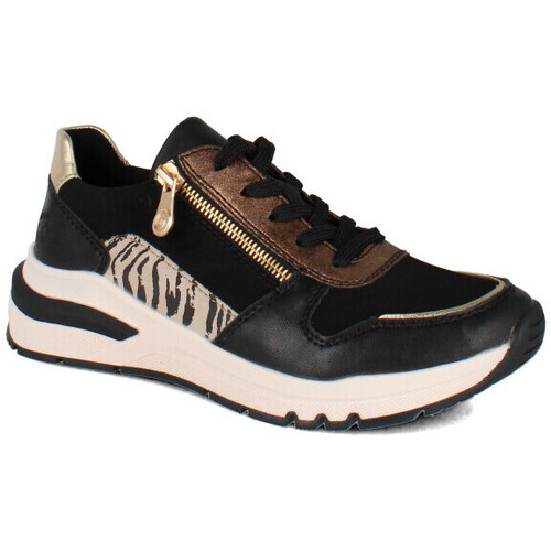 Chaussures Femme Baskets mode Rieker m6616-00 Noir