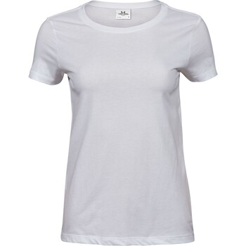 Vêtements sleeve T-shirts manches longues Tee Jays Luxury Blanc