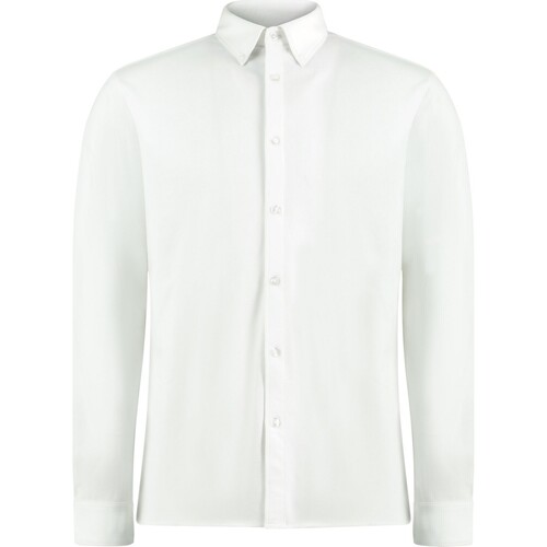 Vêtements Homme Chemises manches longues Kustom Kit KK143 Blanc