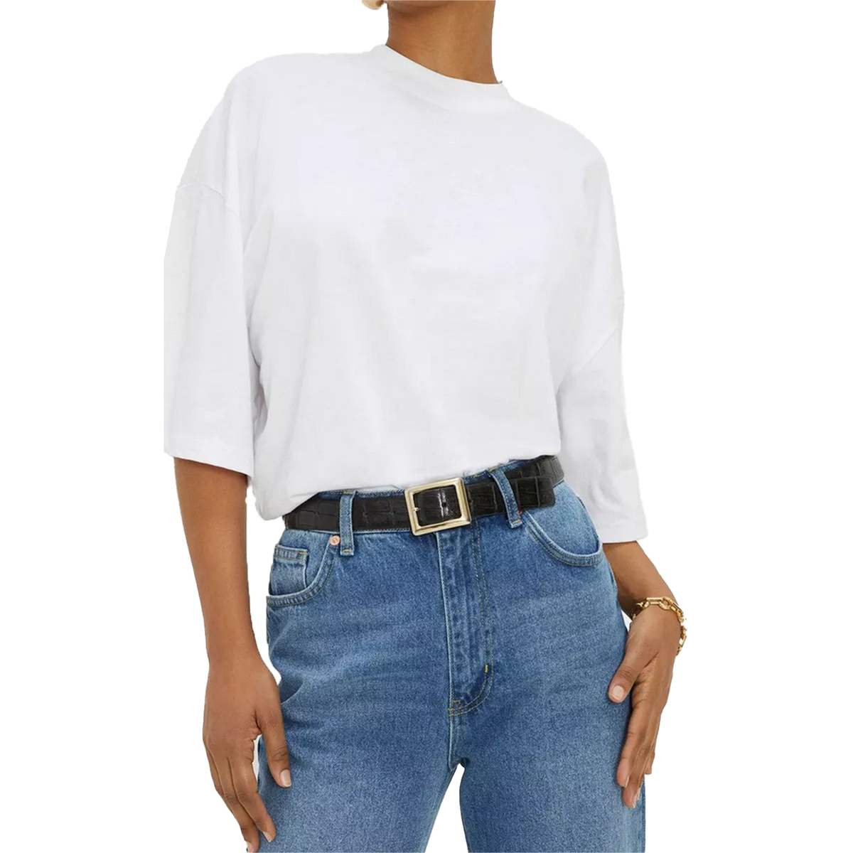 Vêtements Femme T-shirts Sweatshirt manches longues Dorothy Perkins DP3232 Blanc