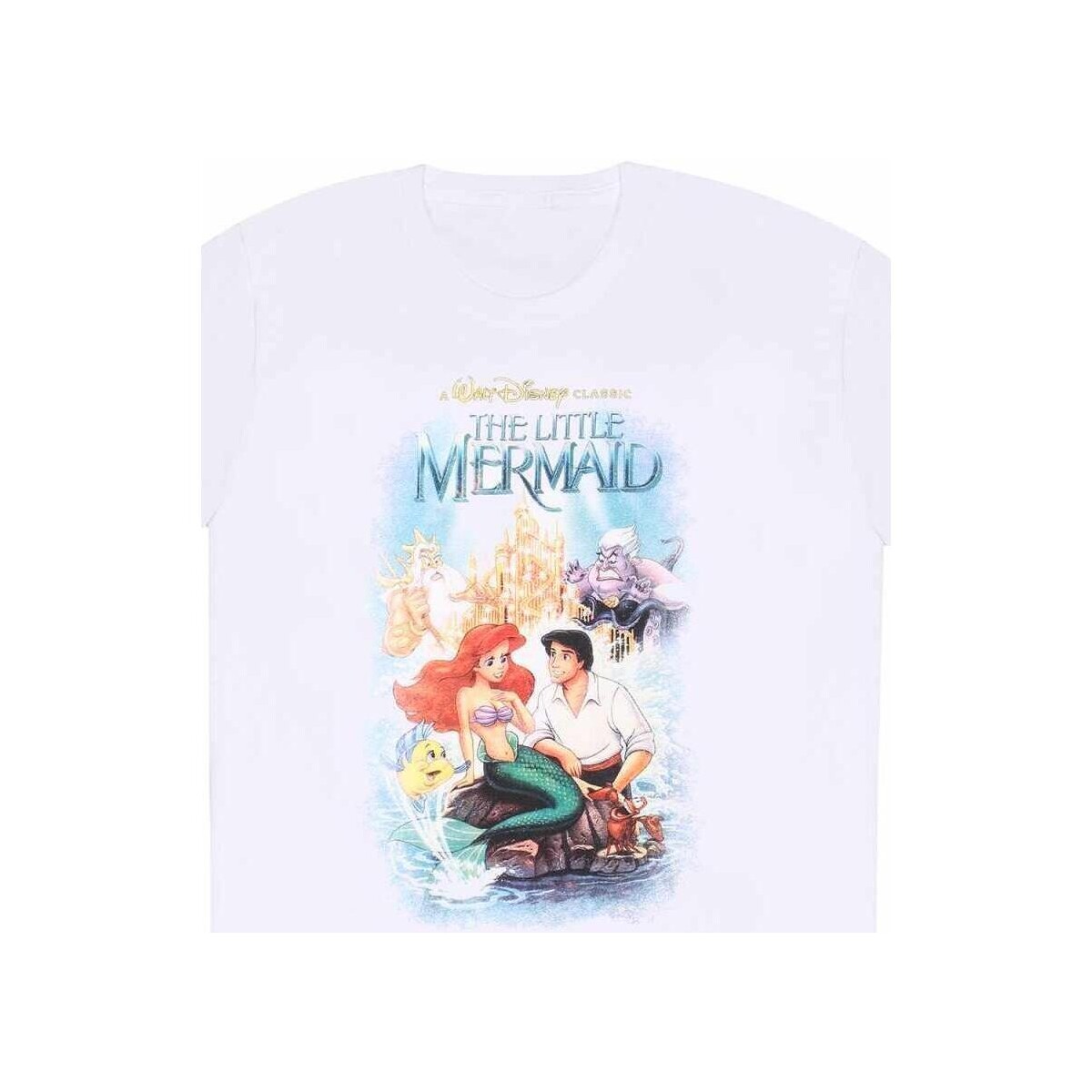 Vêtements T-shirts manches longues The Little Mermaid HE1557 Blanc