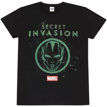 Vêtements T-shirts manches longues Secret Invasion HE1561 Noir