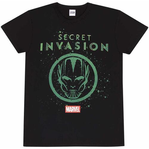 Vêtements T-shirts manches longues Secret Invasion HE1561 Noir