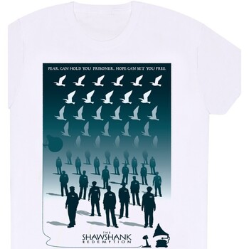 Vêtements T-shirts manches longues The Shawshank Redemption HE1563 Blanc