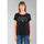 Vêtements Femme T-shirts & Polos Le Temps des Cerises T-shirt bi-matière deray noir imprimé Noir