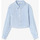Vêtements Fille Chemises / Chemisiers Le Temps des Cerises Chemise courte nolagi à rayures Bleu