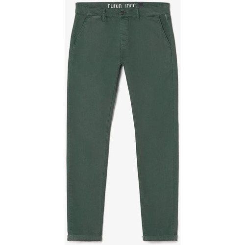Vêtements Homme Pantalons Le Temps des Cerises Pantalon chino jogg kurt vert sapin Vert