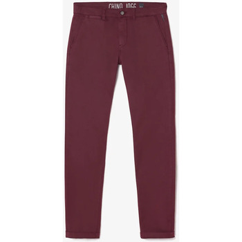 Vêtements Homme Pantalons Newlife - Seconde Mainises Pantalon chino jogg kurt bordeaux Rouge