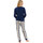 Vêtements Femme Voir les tailles Homme Pyjama tenue d'intérieur pantalon resserré top manches Bleu